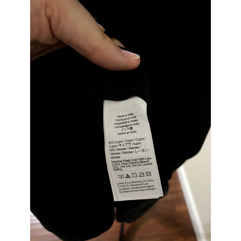 Madewell Dress Women 2 Black Crisscross Midi Slip 90s Classic Summer NWT - Picture 7 of 8